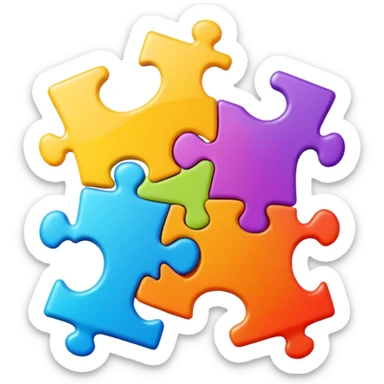 autism puzzle piece sticker