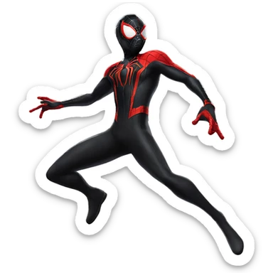 Spider man miles morales  sticker