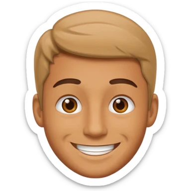 Man flashing sticker