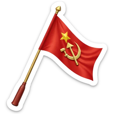 Soviet union flag sticker