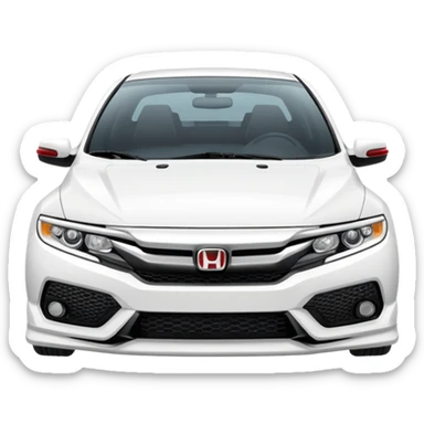 8th gen honda si white sticker