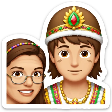 Colorful Parade Participant sticker