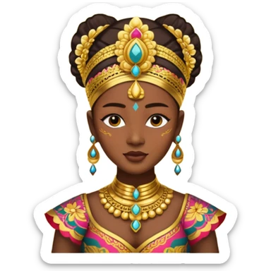 indonesian dancer sticker