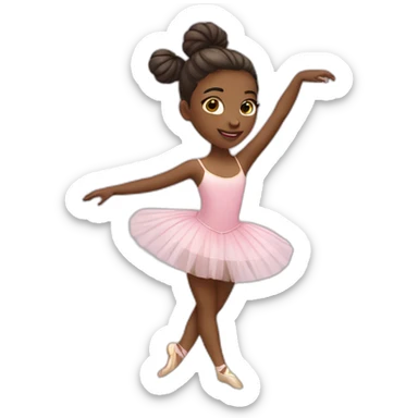 girl ballet dancer sticker