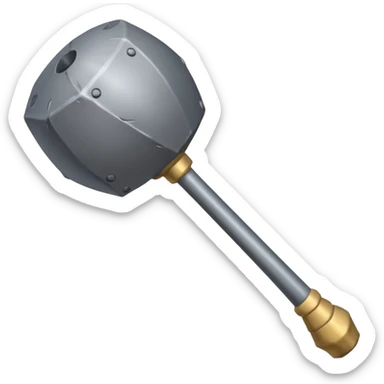 Iron Duke + gray steel + mace sticker