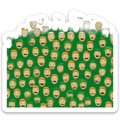 irish football fan sticker