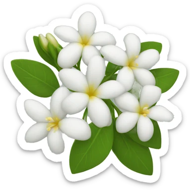 Jasmine flowers  sticker