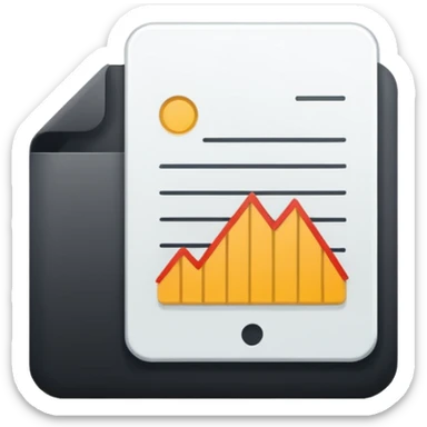reports icon for site navigation sticker