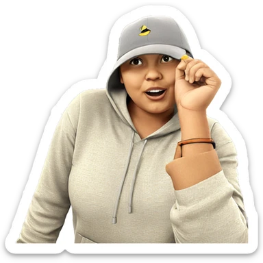 boy with pikachu indoors sticker