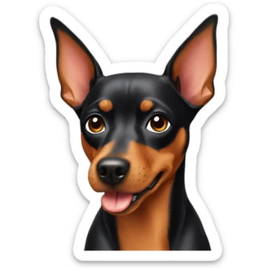 pinscher sticker