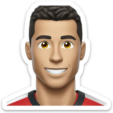 cr7 take a picture sticker