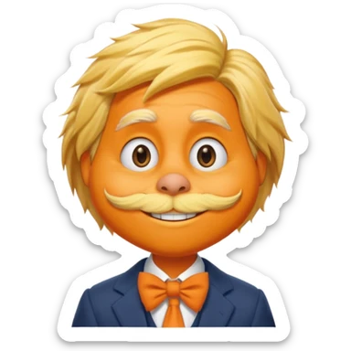 preppy lorax sticker