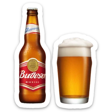 Budweiser sticker
