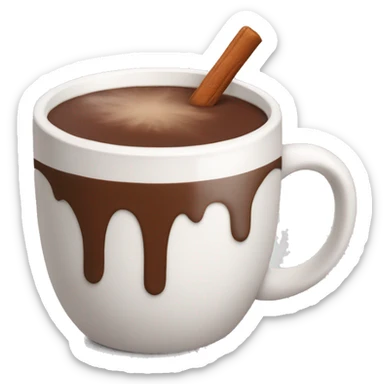 Hot chocolate  sticker