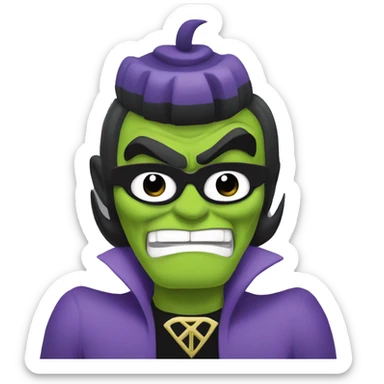 Mojo jojo from powerpuff girls  sticker