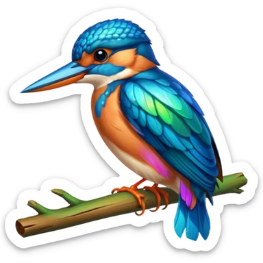 Kingfisher sticker