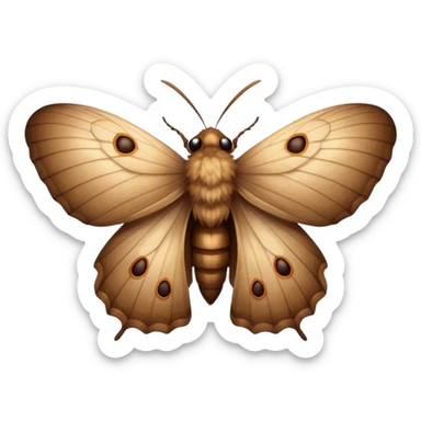 Moth emoji sticker