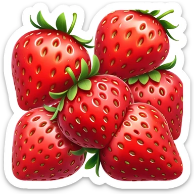 Macerated strawberries ￼ sticker