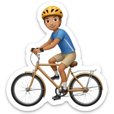 Gitan à vélo sticker