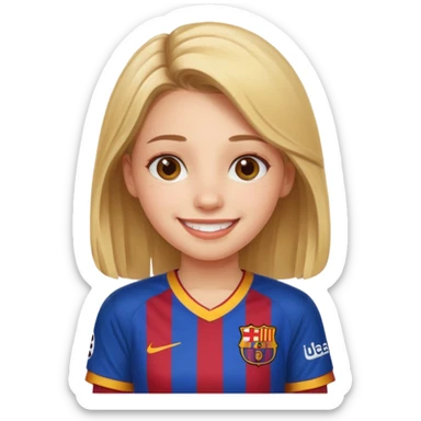 Barca niña sticker