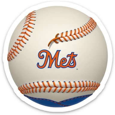 NY Mets baseball sticker