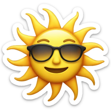 Sun sticker