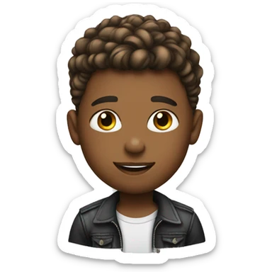 Boy wit taper fade  sticker