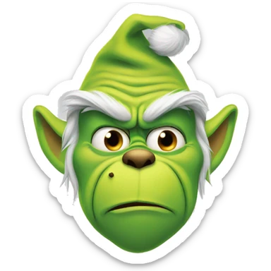 Grinch sticker