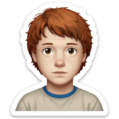 Dustin from stranger things sticker