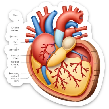stomach anatomy sticker