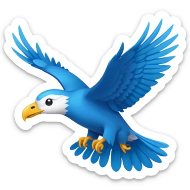 DOĞU TÜRKİSTAN BAYRAĞI (İNSANSIZ) AY VE YILDIZ MAVİ BAYRAK sticker