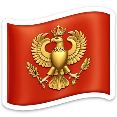 Flag of roman empire sticker