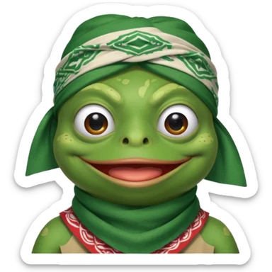 mach mir pepe emotes für twitch im chicano style sticker
