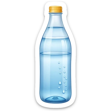 Botella de agua mineral sticker