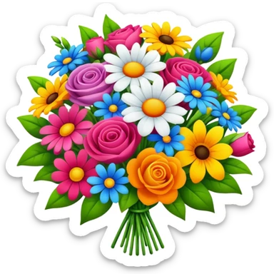 Flower buque  sticker