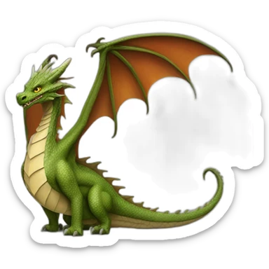 Dragon from Game of Thrones sticker