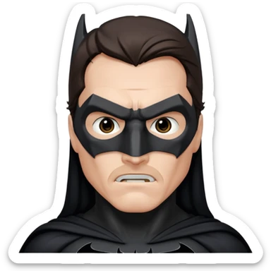christian bale batman sticker