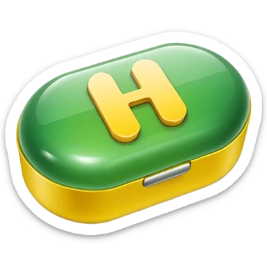A rounded green capsule-shaped button with glossy lighting, soft shadows, and bold yellow Chinese characters ‘超高倍率 超级翻倍’ in the center, clean and vibrant style. sticker