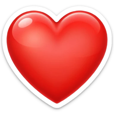 Corazon muy brillante sticker