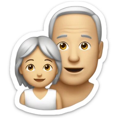 Une mère sur un père sticker