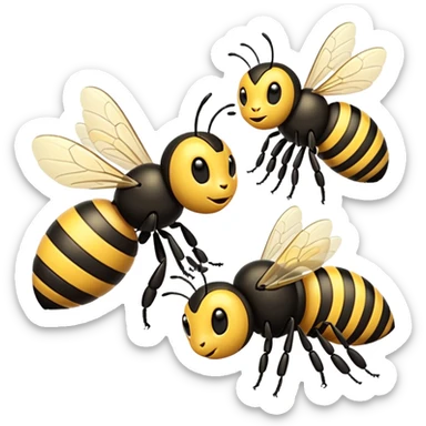 a bees sticker