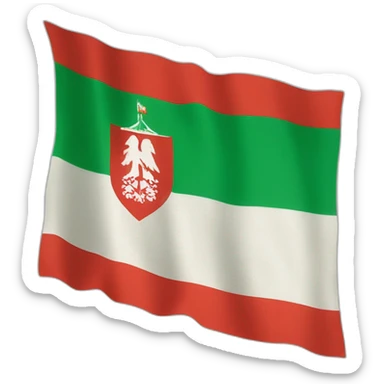 belarusian flag in 1994 sticker
