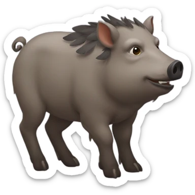 Boar sticker