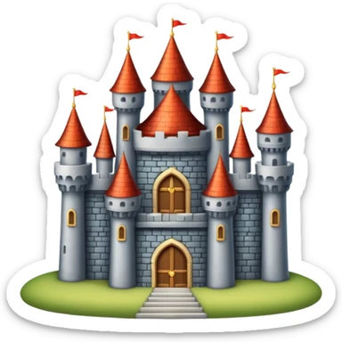 luxurious castle sticker