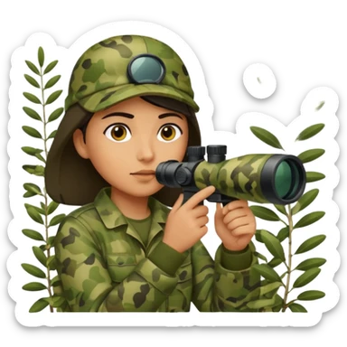 bush sniper sticker