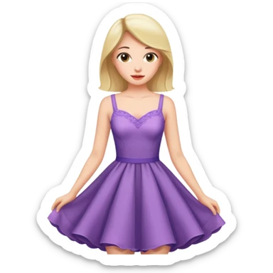 dress shopping sticker