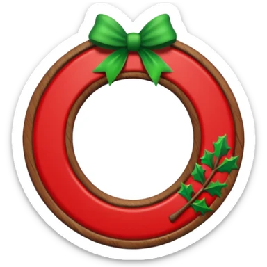 Happy Christmas sign  sticker