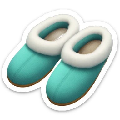 cozy slippers sticker