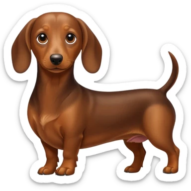 dachshund sticker