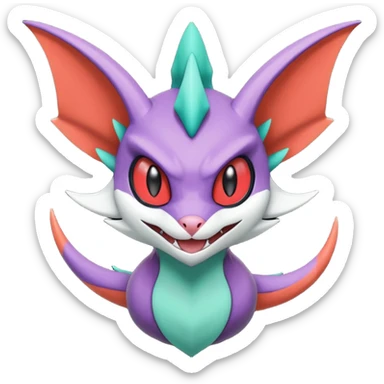 Noivern-Delcatty-Pokémon  sticker